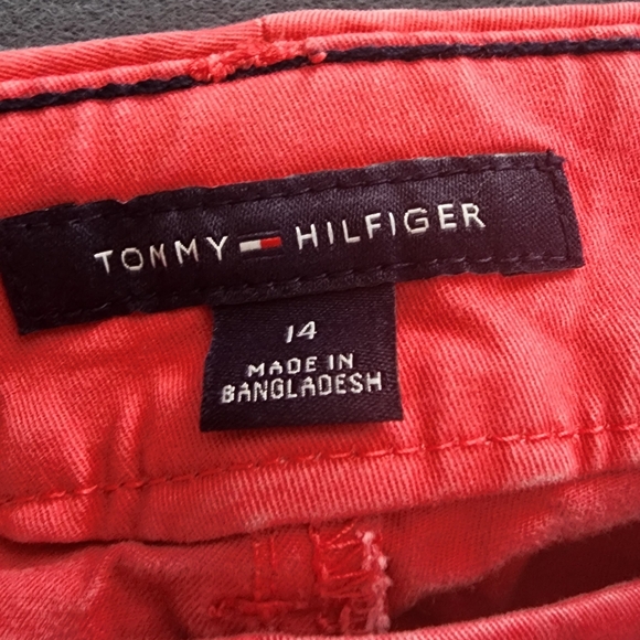 Tommy Hilfiger Coral Straight Leg Chino Pants Women’s 14 Preppy Casual - Picture 3 of 8